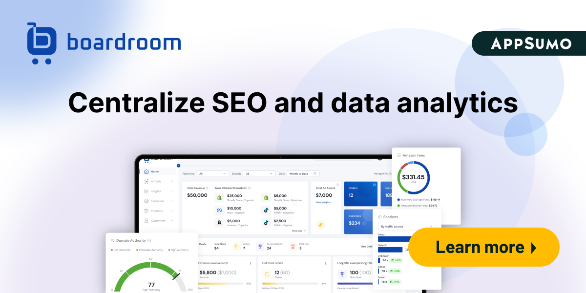 Unlock the Power of Boardroom: The Ultimate AI Dashboard for Ecommerce Success