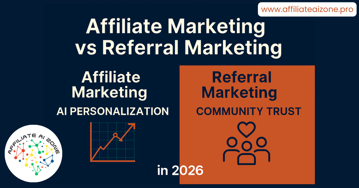 Affiliate Marketing vs Referral Marketing in 2026: AI Personalization vs Community Trust